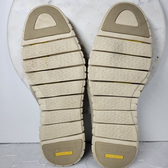 Cole Haan Zero Grand Suede Loafers Mens 13 Beige Tassel Boat Shoes main image 7